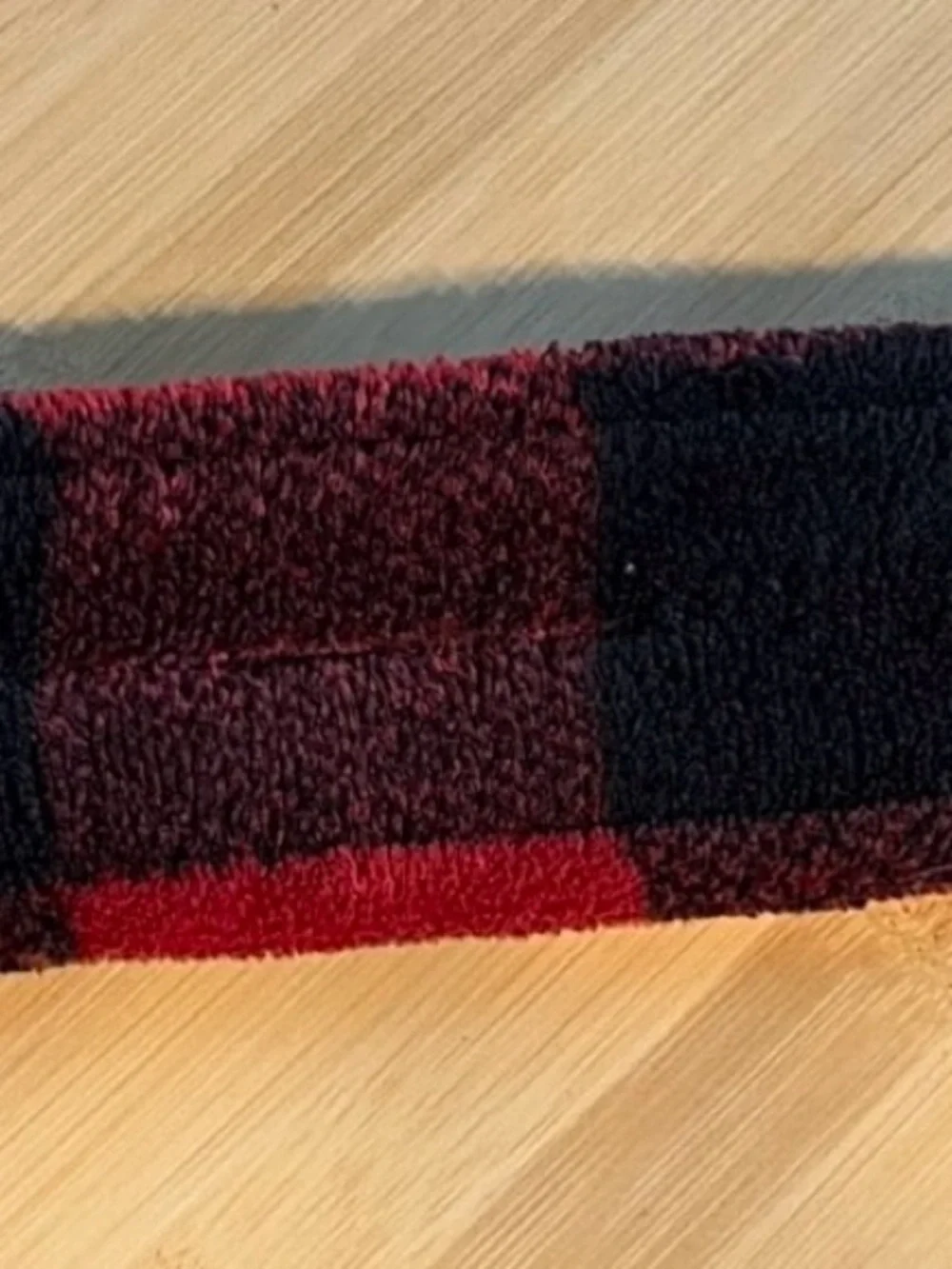 Dog’s Red and Black Fleece Scarf - Cozy Winter Accessory
